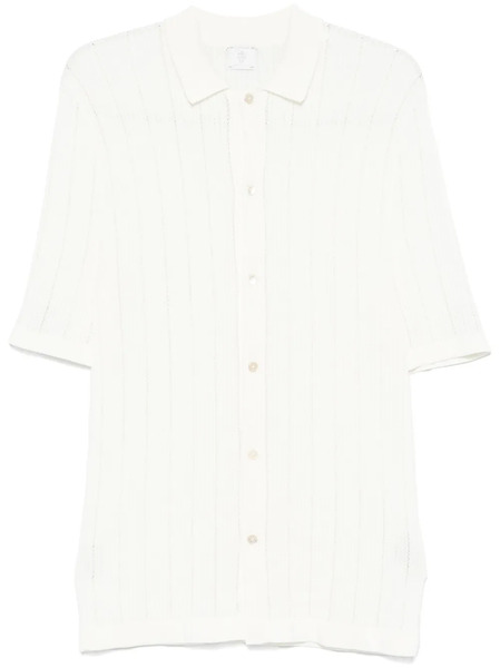  Eleventy Knitted Shirt - Neutrals 