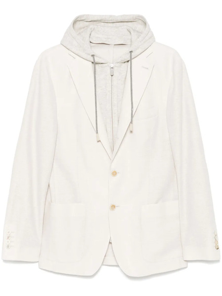  Eleventy Layered Blazer - Neutrals 