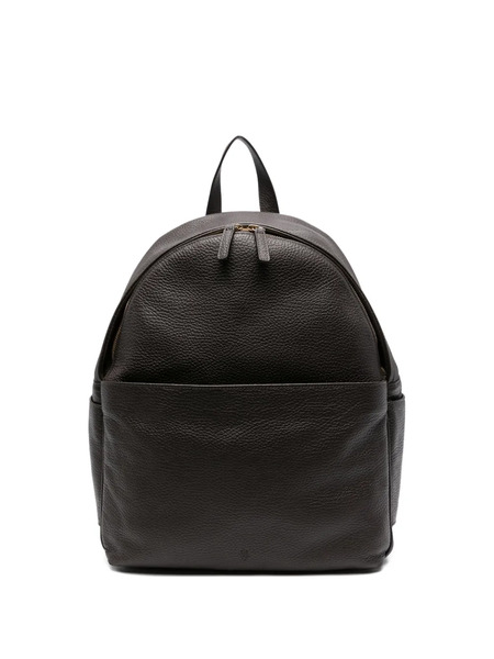  Eleventy Leather Top-handle Backpack - Brown 