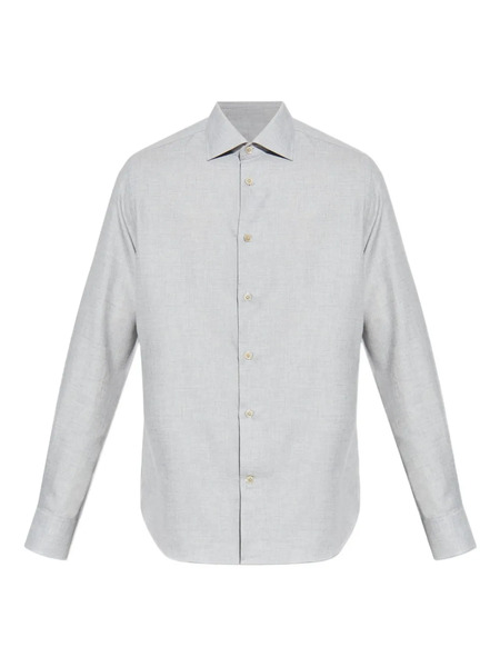  Eleventy Lightweight Button-up Shirt - Grey 