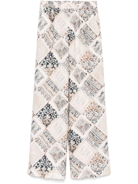  Eleventy Linen Trousers - Neutrals 