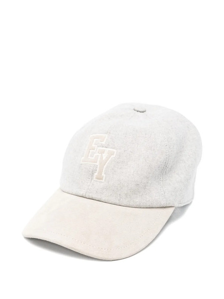  Eleventy Logo-embroidered Baseball Cap - Grey 