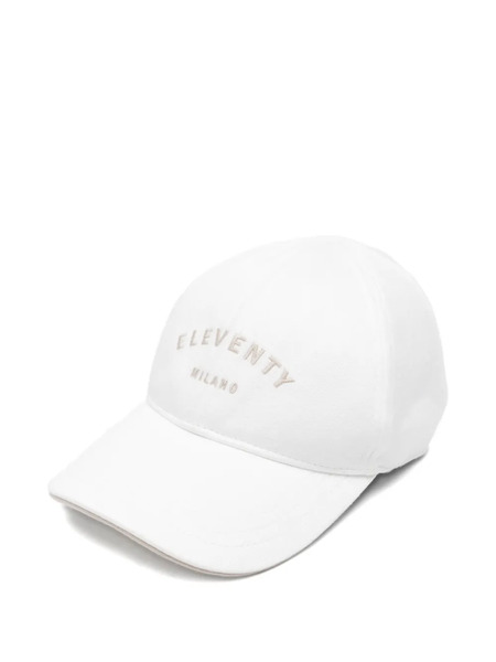  Eleventy Logo-embroidered Baseball Cap - Neutrals 