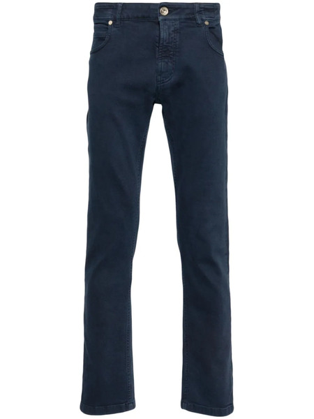  Eleventy Low-rise Tapered Jeans - Blue 