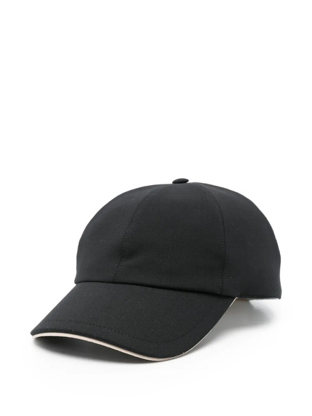  Eleventy Panelled Hat - Black 