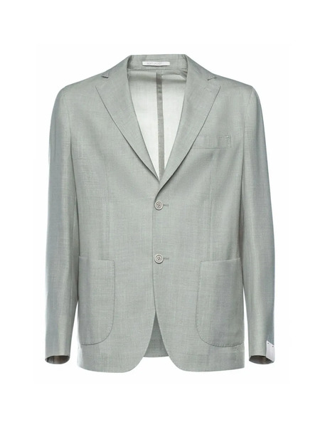  Eleventy Patch-pocket Blazer - Green 
