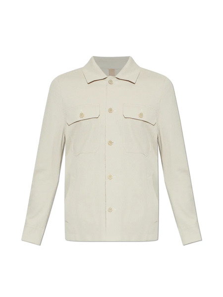  Eleventy Patch Pocket Shirt - Neutrals 