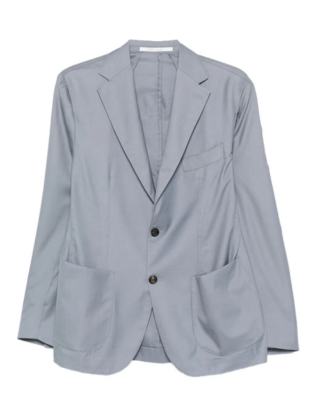  Eleventy Patch-pocket Single-breasted Blazer - Blue 