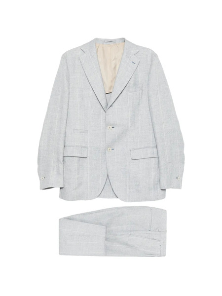  Eleventy Pinstripe Single-breasted Suit - Blue 