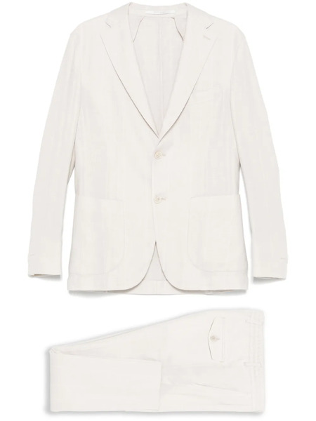  Eleventy Pinstriped Suit - Neutrals 