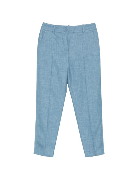  Eleventy Pleated Trousers - Blue 