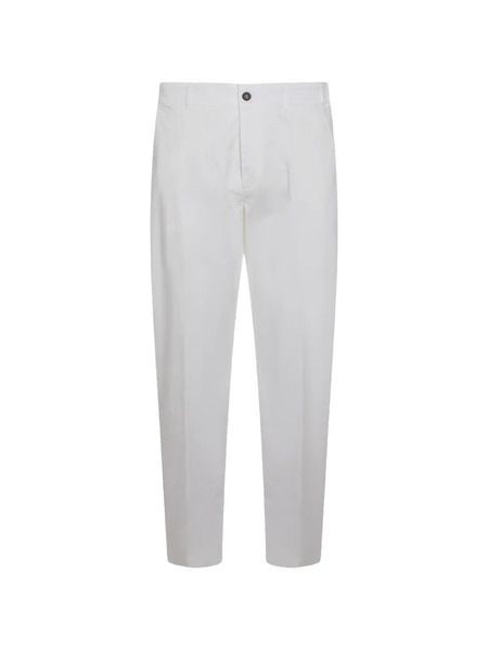 Eleventy Pleated Trousers - White 