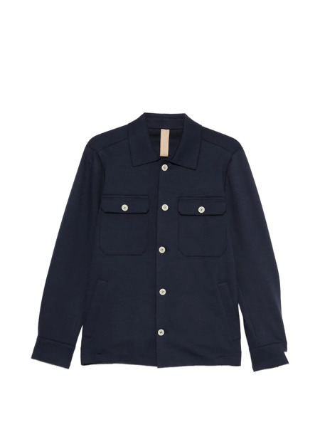  Eleventy Pocket Button Shirt - Blue 