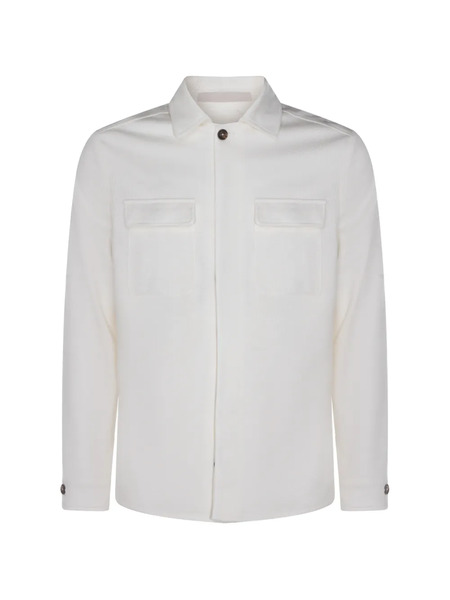  Eleventy Pocket Jacket - White 
