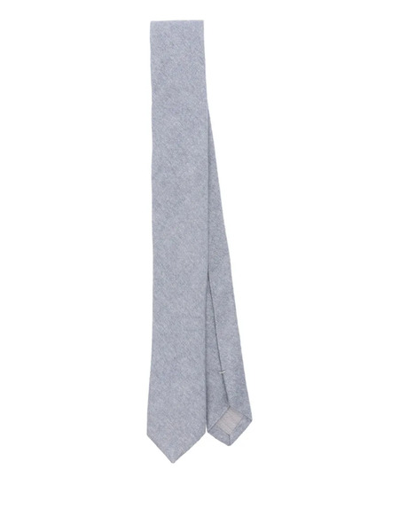  Eleventy Pointed-tip Tie - Blue 