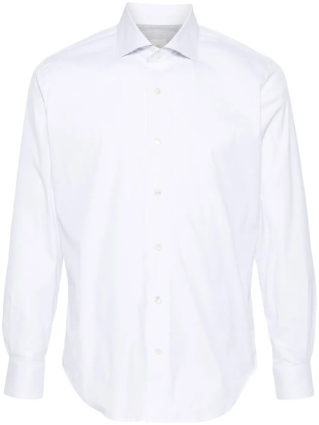  Eleventy Poplin Shirt - White 