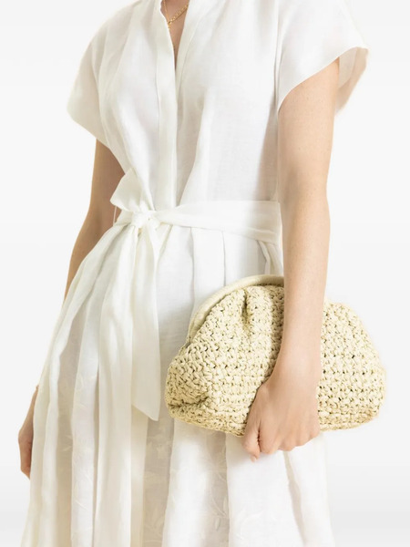  Eleventy Raffia Clutch - Neutrals 