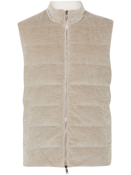  Eleventy Reversible Gilet - Green 