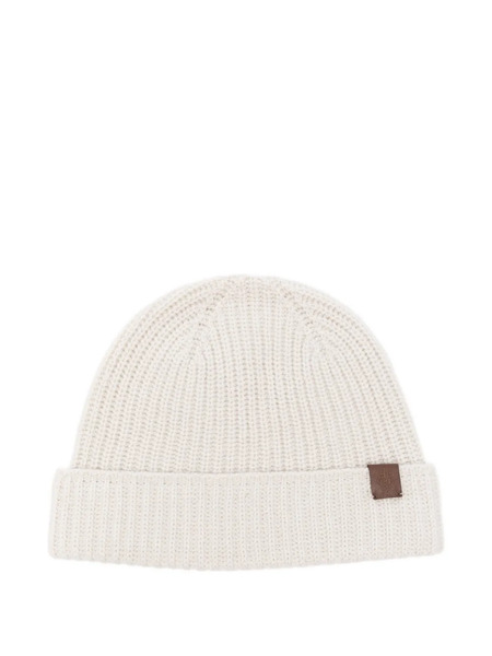  Eleventy Ribbed Beanie Hat - Neutrals 
