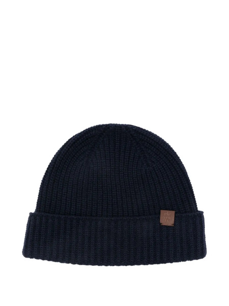  Eleventy Ribbed-knit Beanie - Blue 