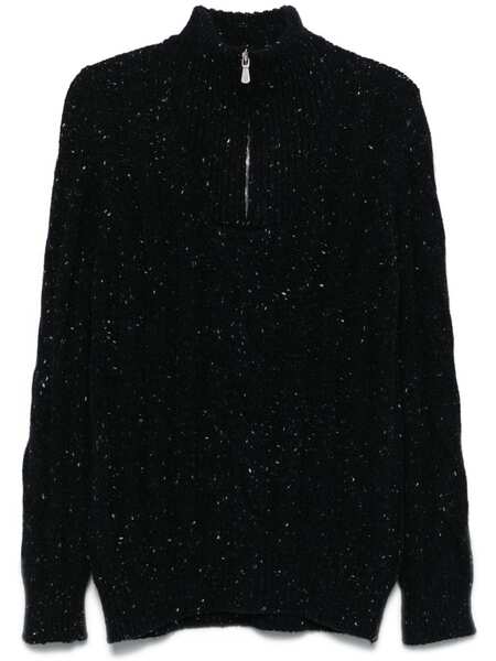  Eleventy Ribbed-knit Sweater - Blue 
