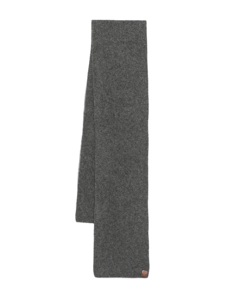  Eleventy Ribbed Scarf - Grey 