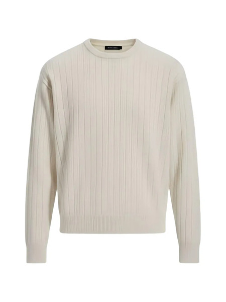  Eleventy Ribbed Sweater - Neutrals 