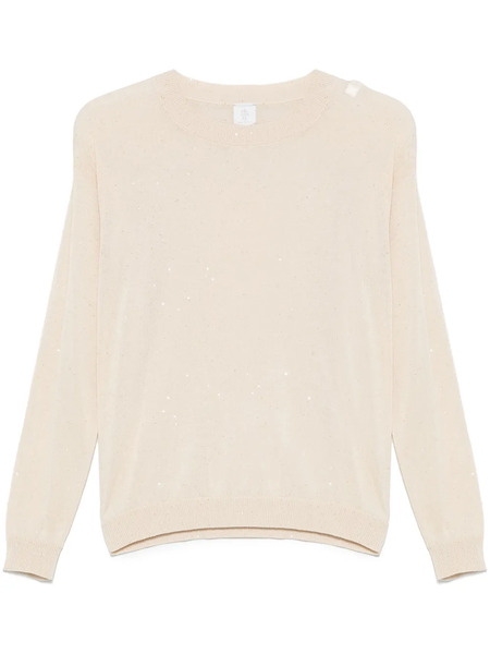  Eleventy Sequined Sweater - Neutrals 