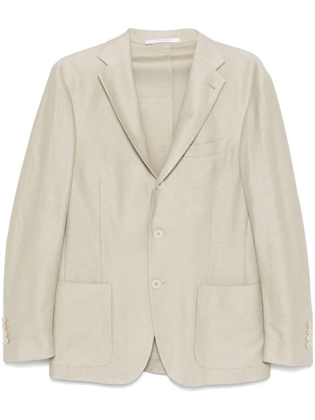 Eleventy Single-breasted Blazer - Green 