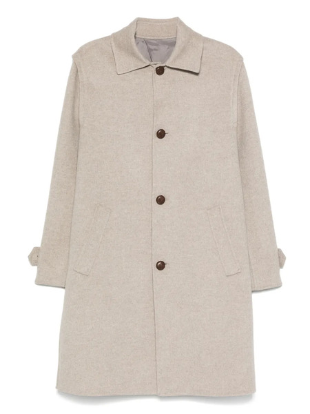  Eleventy Single-breasted Coat - Brown 