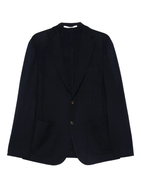 Eleventy Single-breasted Patch-pocket Blazer - Blue 