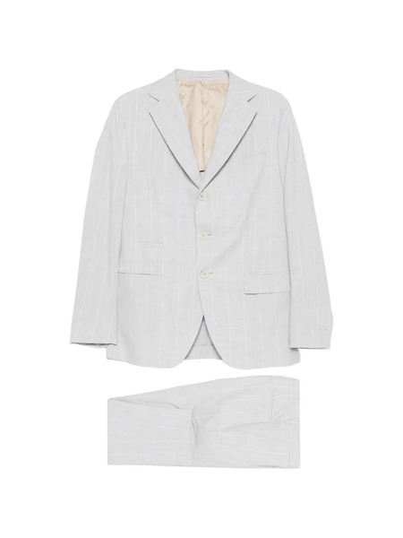  Eleventy Single Breasted Pences Suit - Grey 
