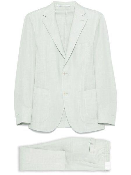  Eleventy Single-breasted Suit - Green 