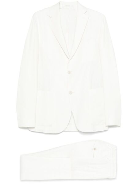  Eleventy Single-breasted Suit - White 