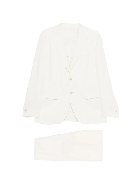  Eleventy Single-breasted Suit - White 