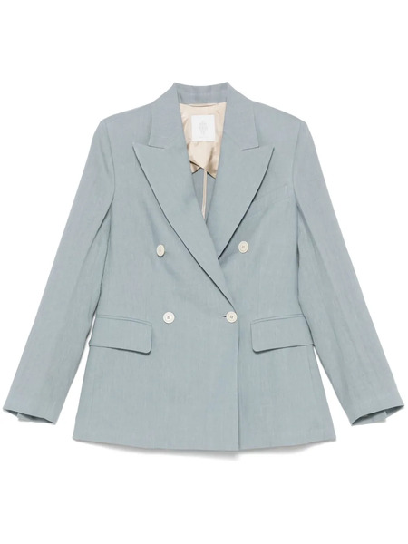  Eleventy Slub-texture Blazer - Grey 
