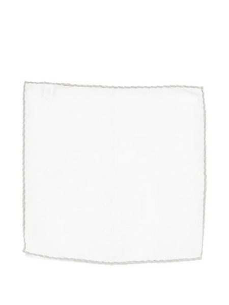  Eleventy Square-shape Handkerchief - White 