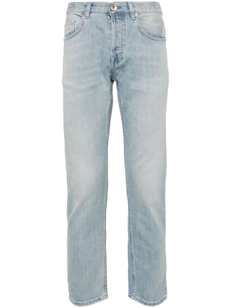  Eleventy Stonewashed Straight Jeans - Blue 