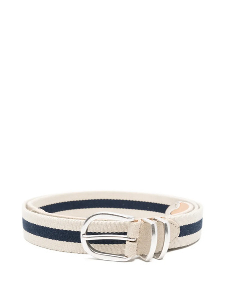  Eleventy Striped Belt - Neutrals 