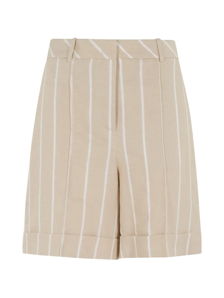  Eleventy Striped Shorts - Neutrals 
