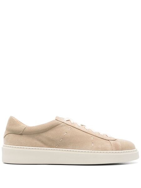  Eleventy Suede Sneakers - Neutrals 
