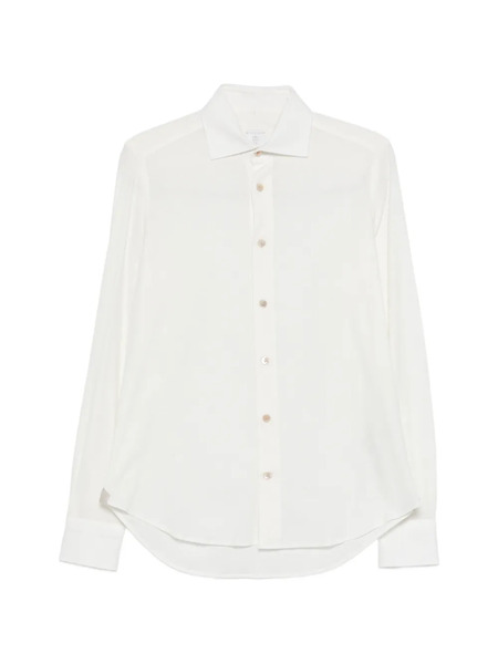  Eleventy Textured Buttoned Shirt - Neutrals 