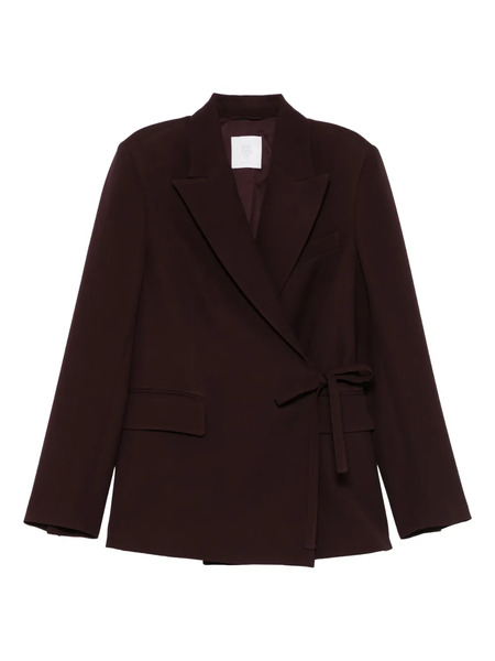  Eleventy Tie-fastening Blazer - Purple 