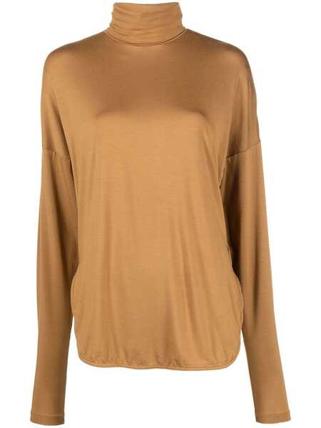  Eleventy Turtleneck Long-sleeved Top - Brown 