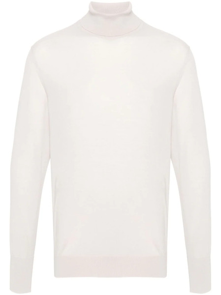  Eleventy Turtleneck Wool Jumper - Neutrals 