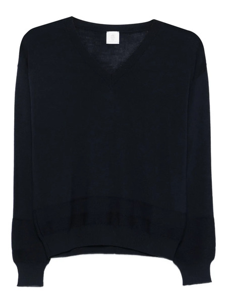  Eleventy V-neck Sweater - Blue 
