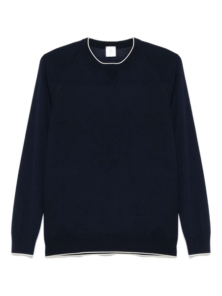  Eleventy Wool Top - Blue 