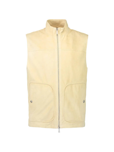  Eleventy Zip-up Vest - Yellow 