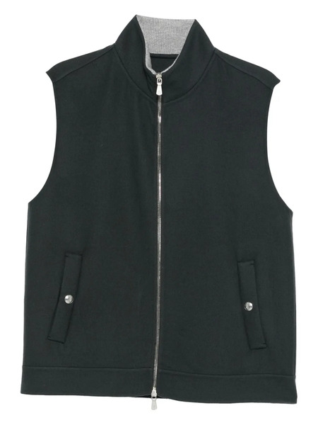  Eleventy Zip Vest - Grey 