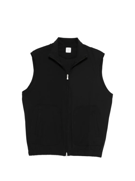  Eleventy Zipped Gilet - Black 